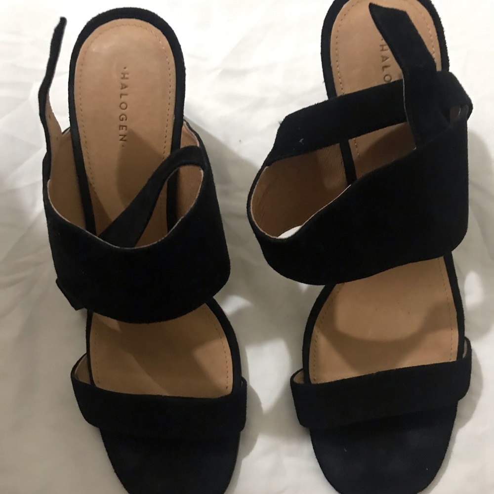 Halogen Suede Wedge Hill Shoes